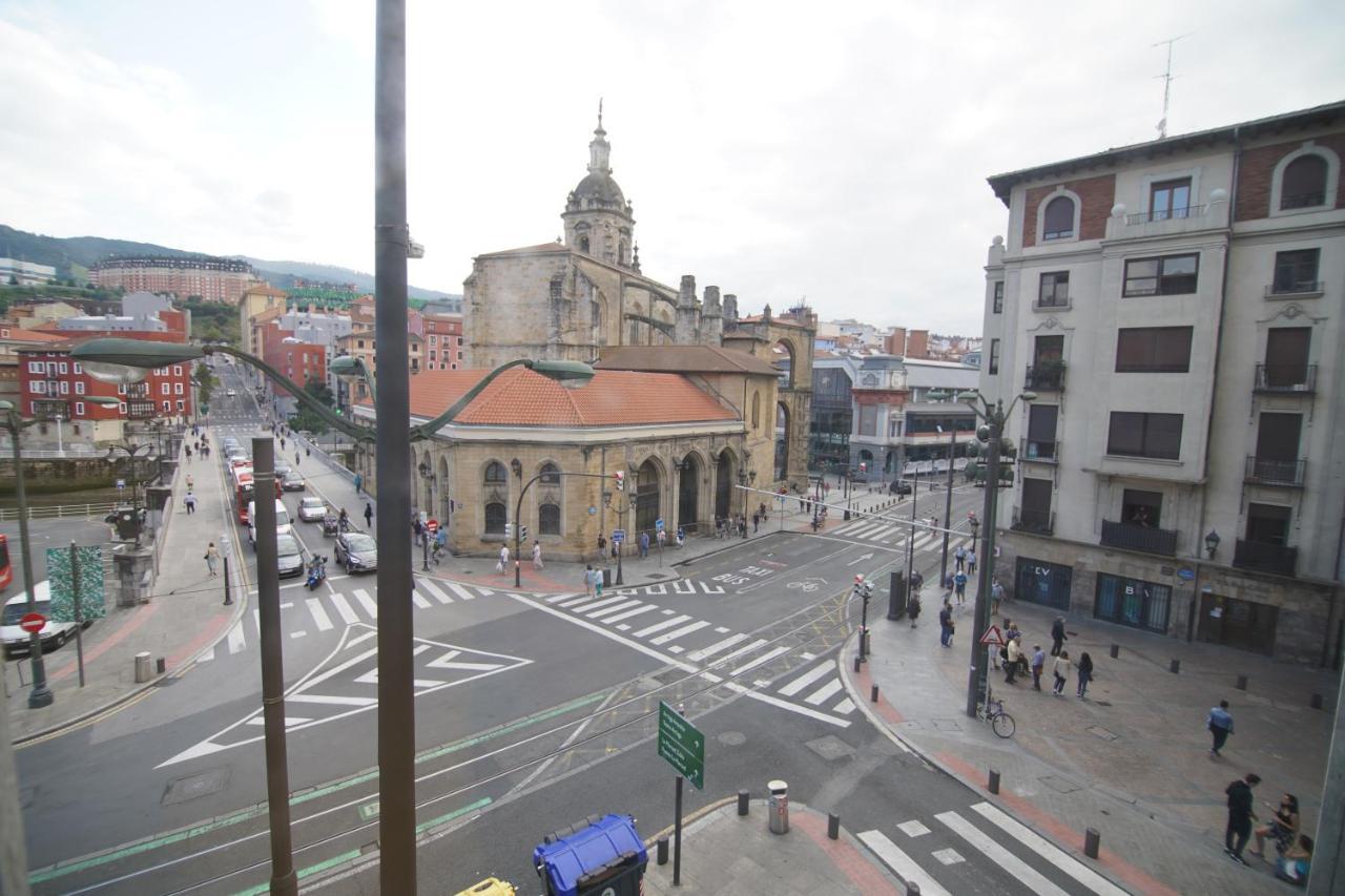 Apartamento Piso Grande y Luminoso en el Casco Viejo de Bilbao Exterior foto